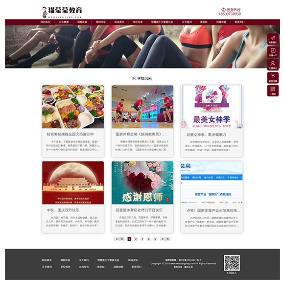 網(wǎng)站建設案例效果圖